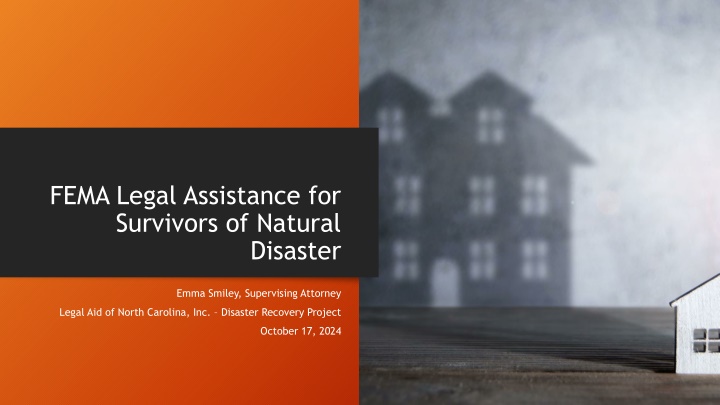 fema legal assistance for survivors of natural
