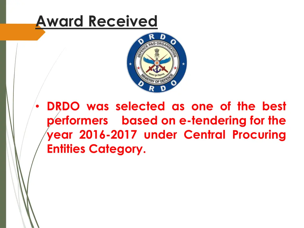 award received