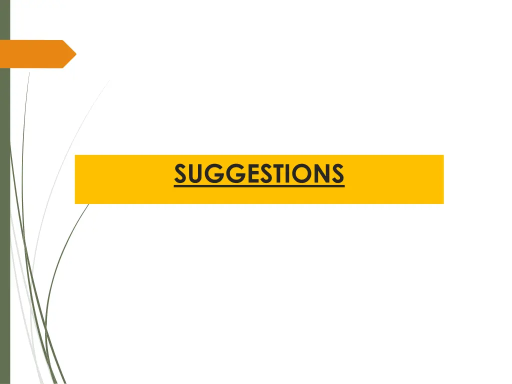 suggestions