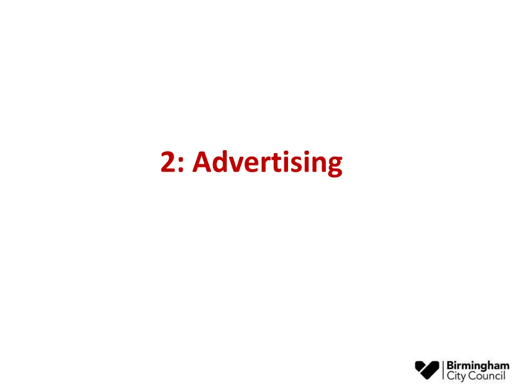 2 advertising