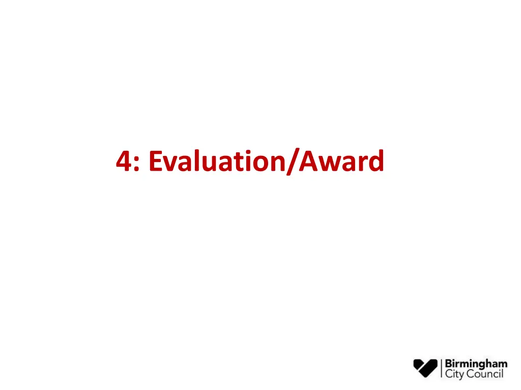 4 evaluation award