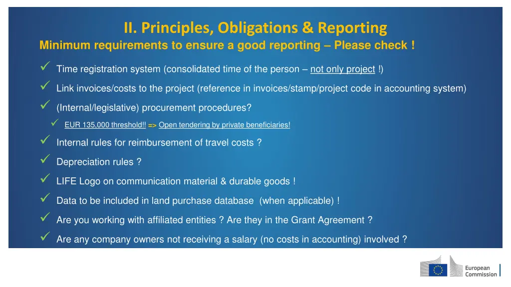 ii principles obligations reporting 3
