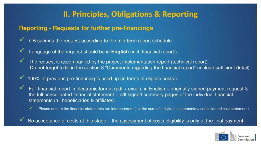 ii principles obligations reporting 4