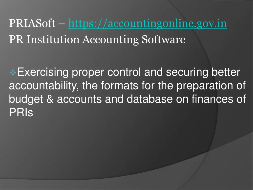 priasoft https accountingonline