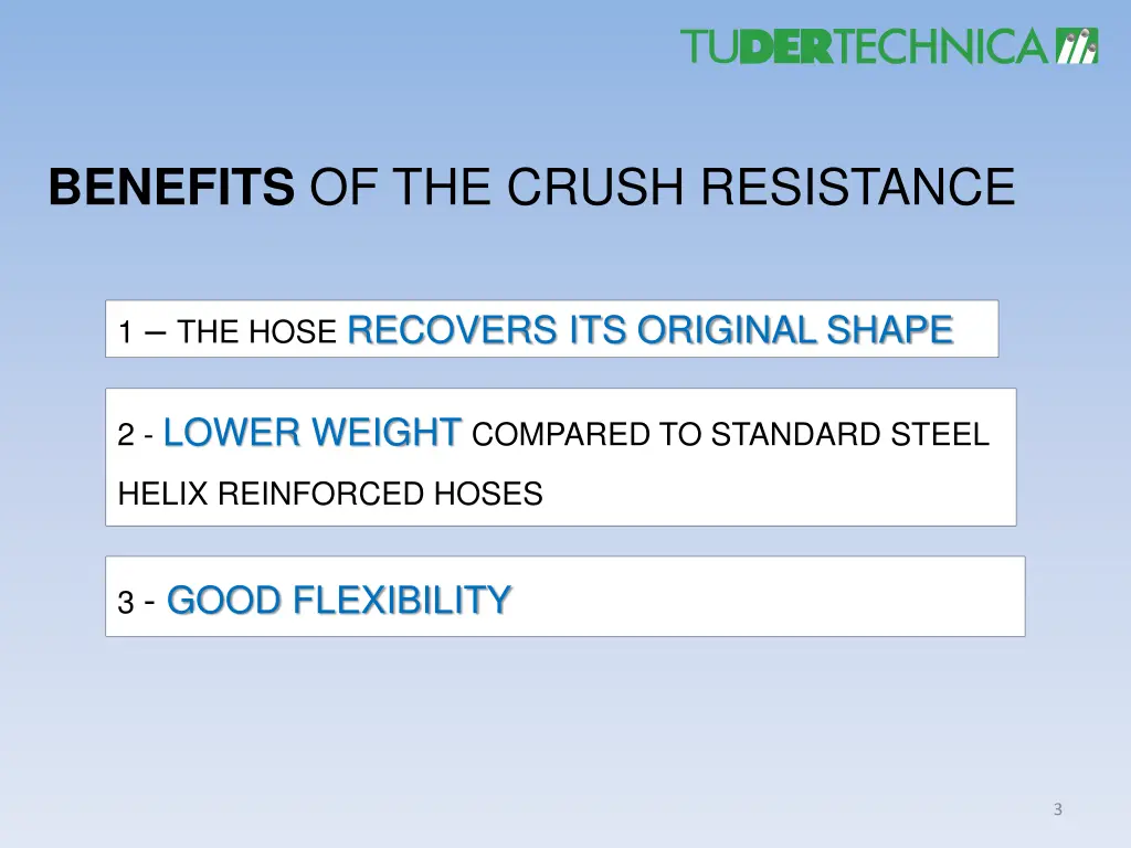 benefits of the crush resistance