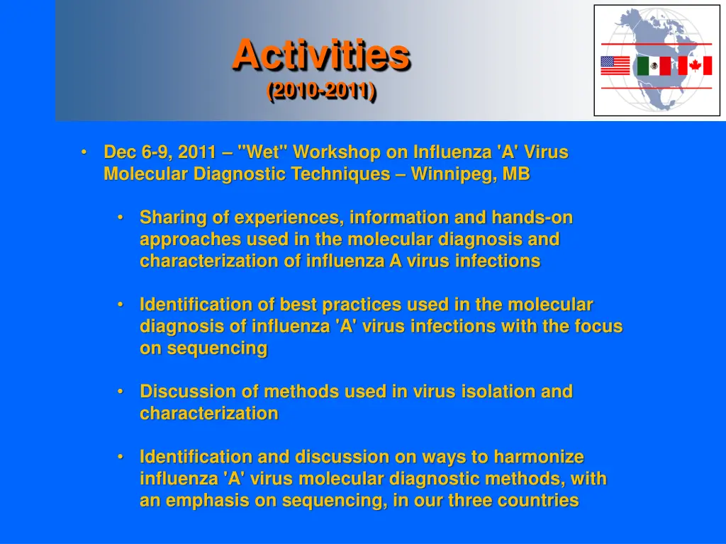 activities 2010 2011 1