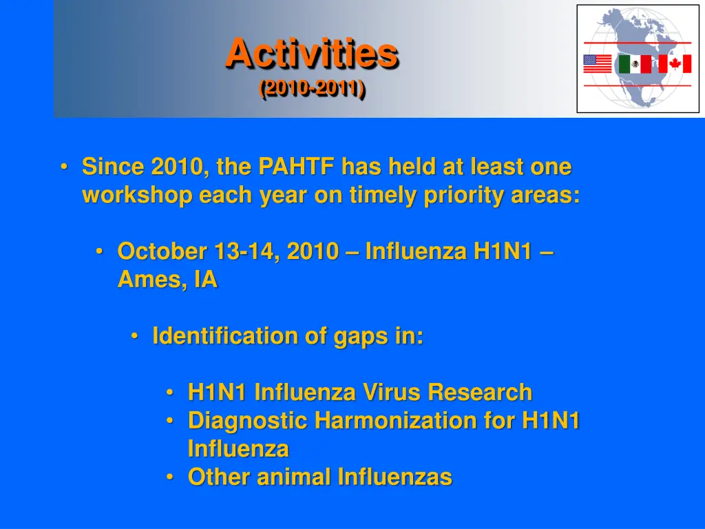 activities 2010 2011