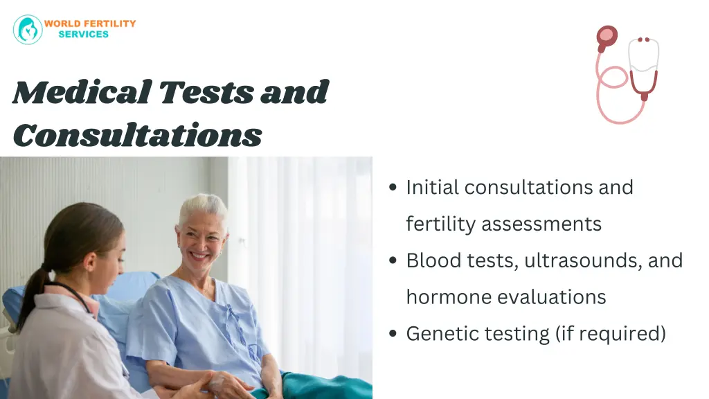 medical tests and consultations