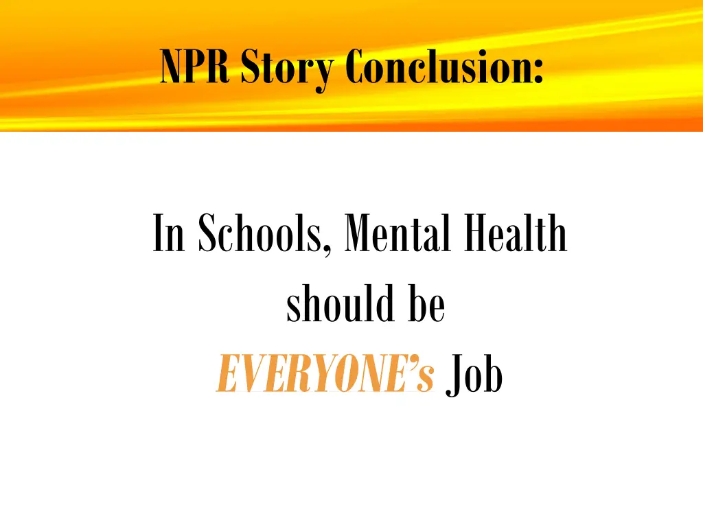 npr story conclusion