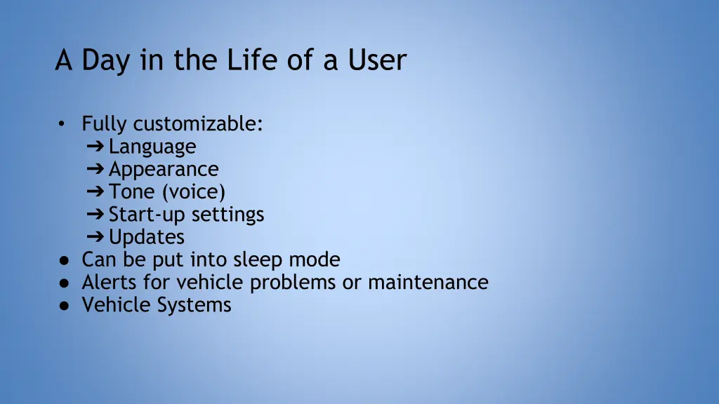 a day in the life of a user 1