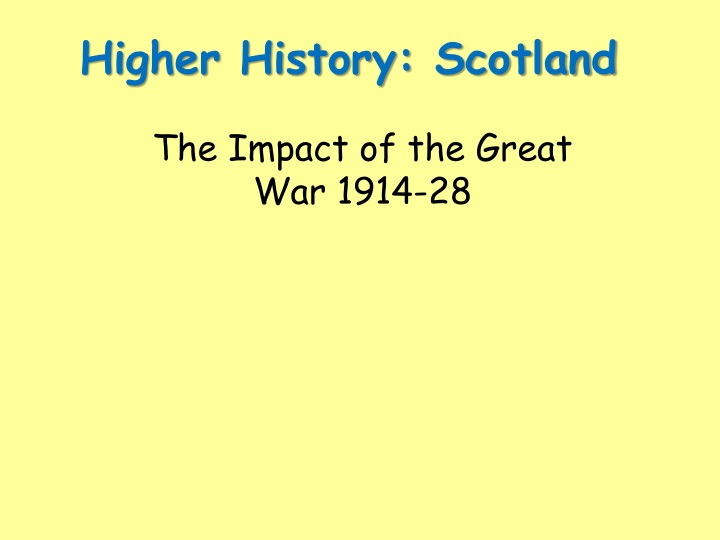 higher history scotland