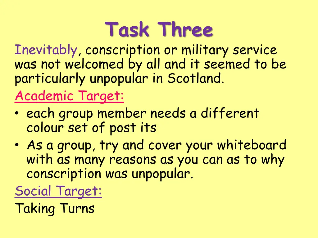 task three