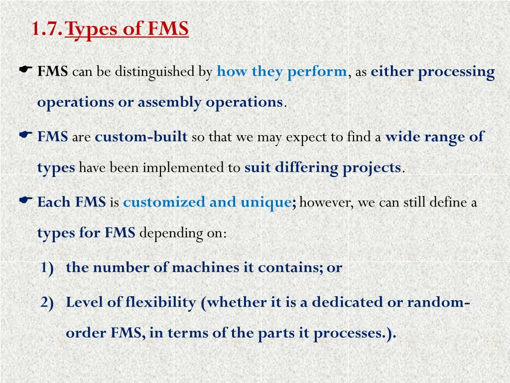 1 7 types of fms