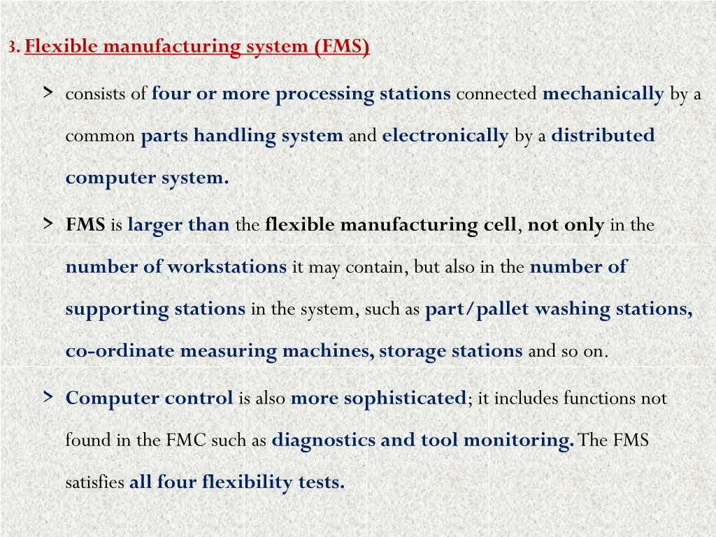3 flexible manufacturing system fms
