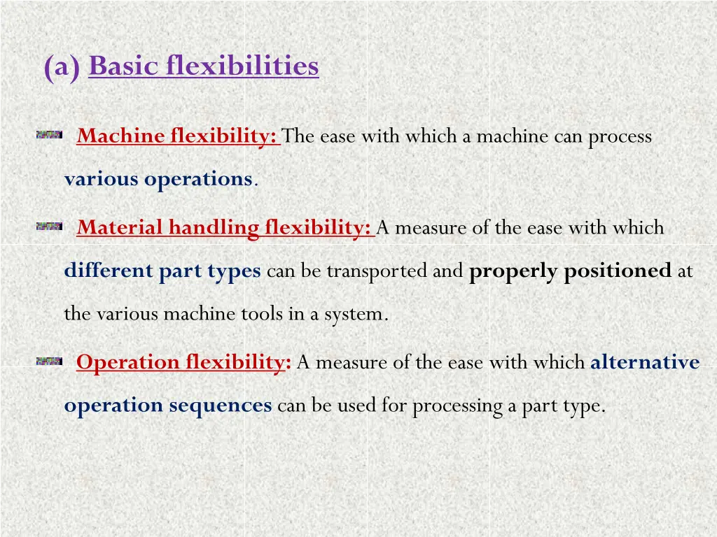 a basic flexibilities