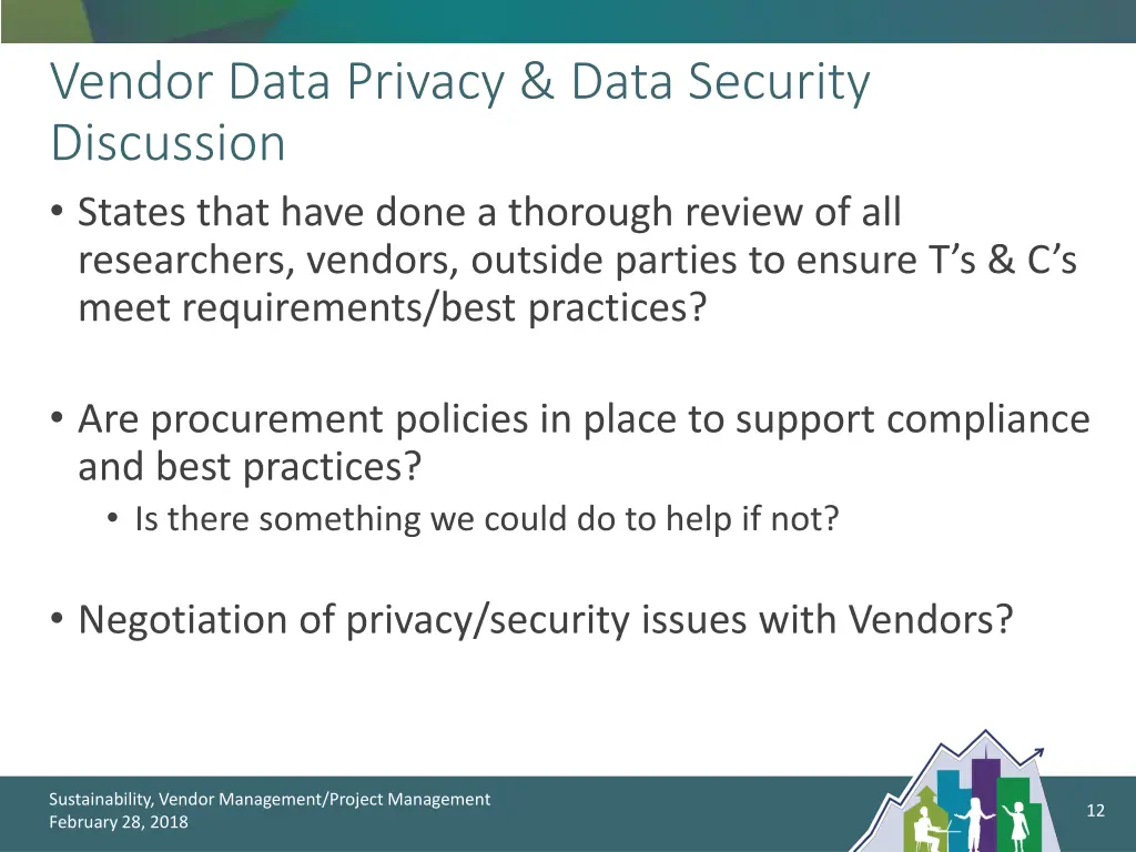 vendor data privacy data security discussion