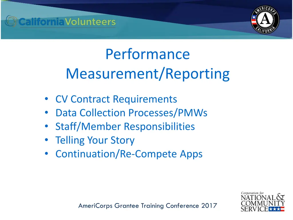 performance measurement reporting