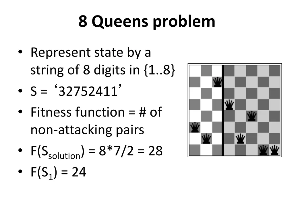 8 queens problem