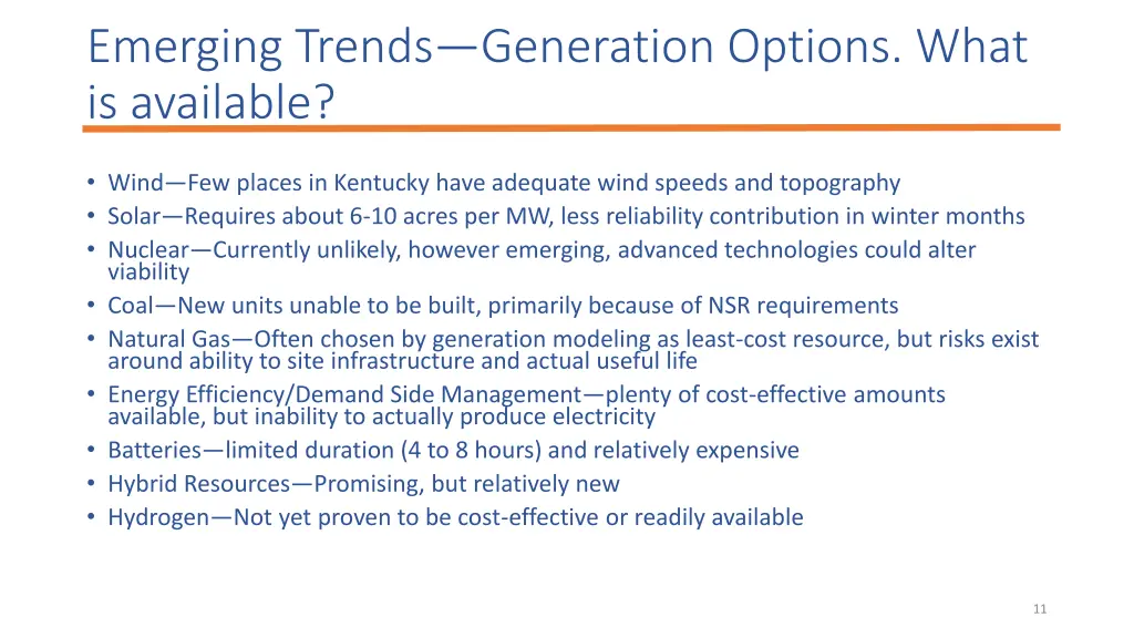 emerging trends generation options what