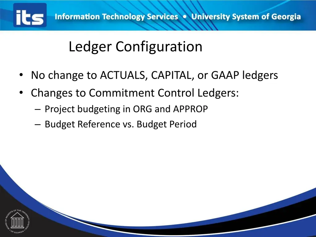 ledger configuration