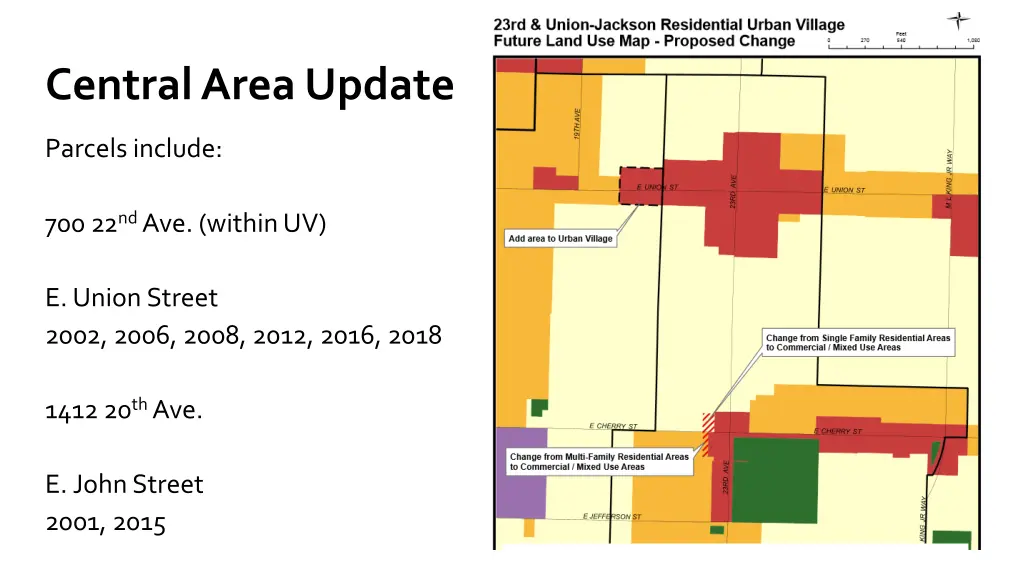 central area update