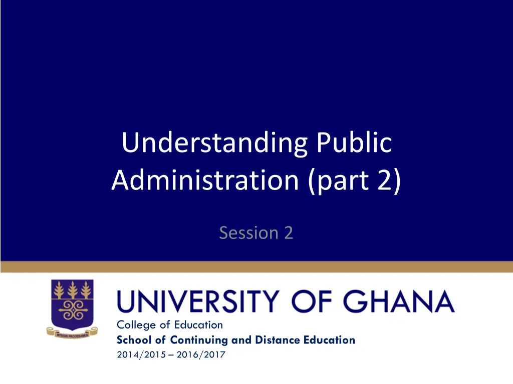 understanding public administration part 2