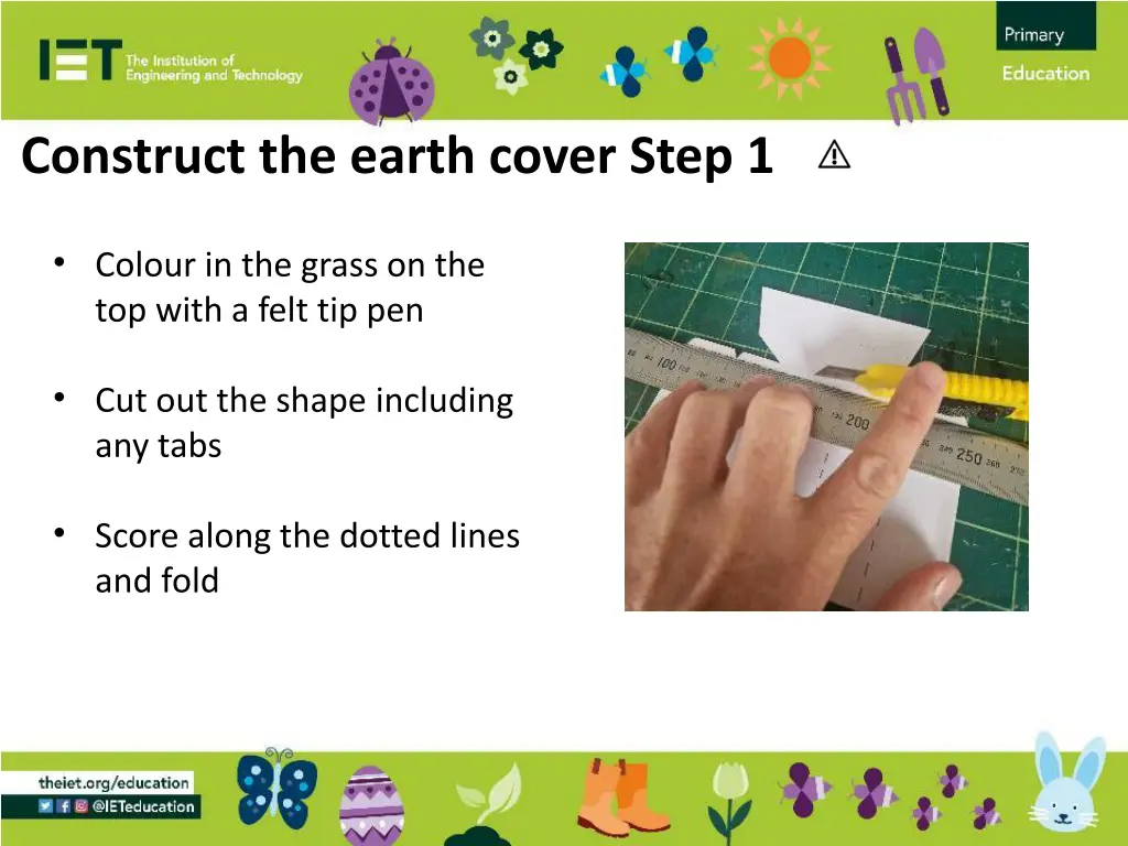 construct the earth cover step 1