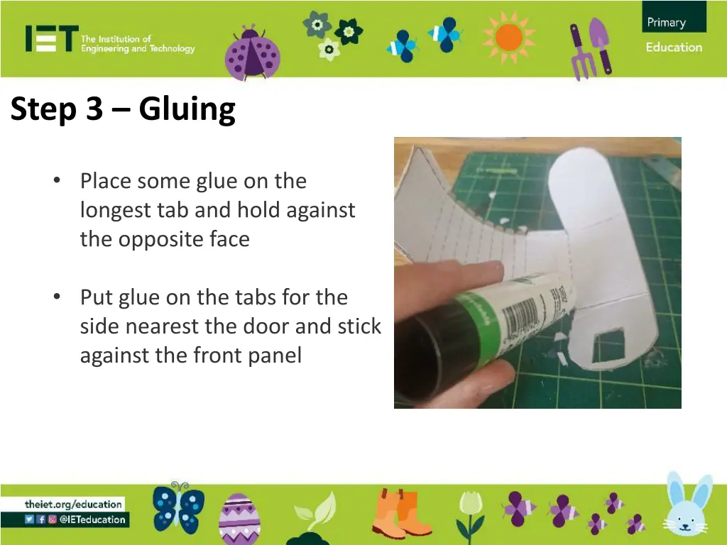 step 3 gluing