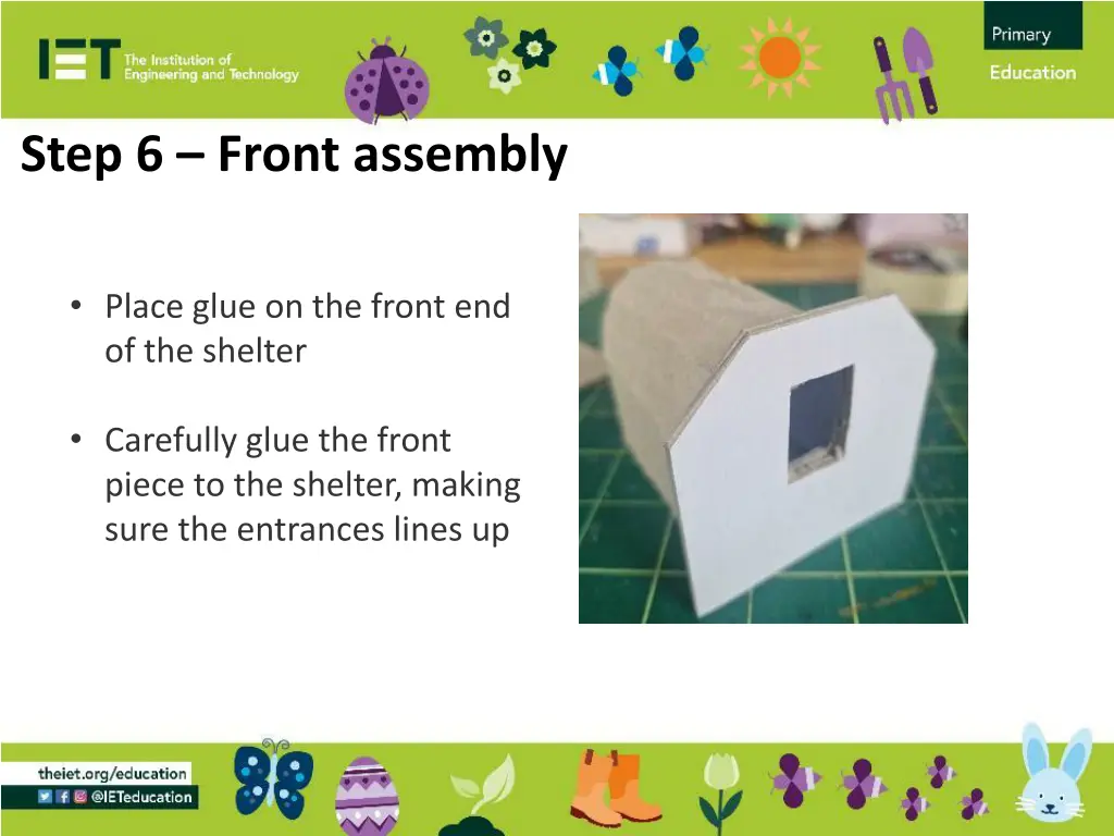 step 6 front assembly