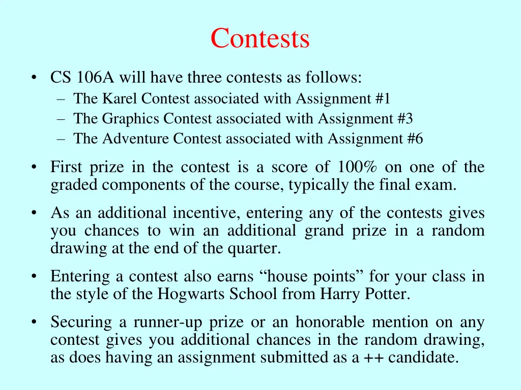 contests