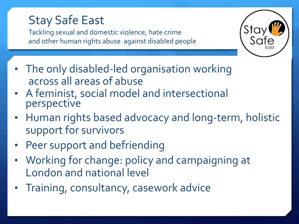stay safe east tackling sexual and domestic