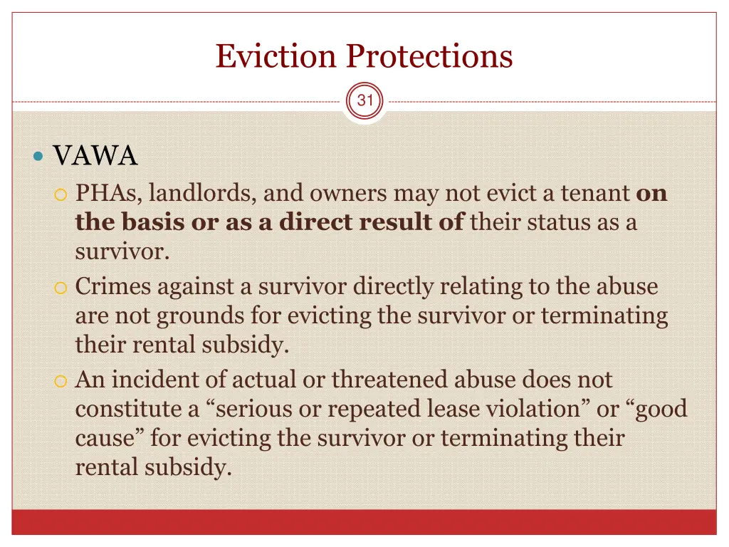 eviction protections 2