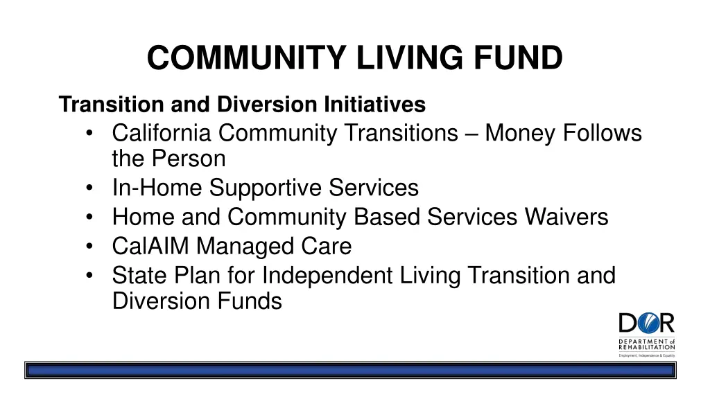 community living fund 2