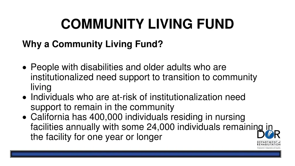 community living fund 4