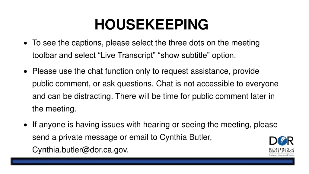 housekeeping 1