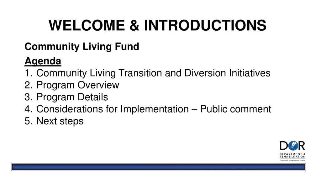 welcome introductions 1