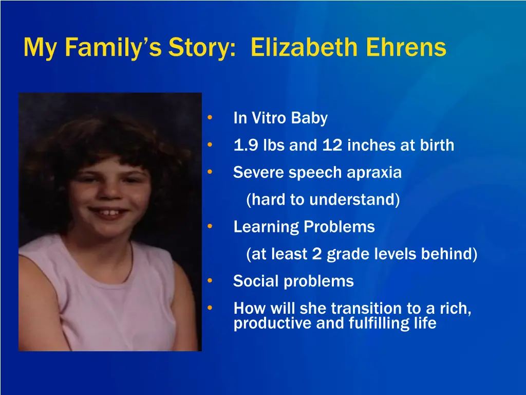 my family s story elizabeth ehrens