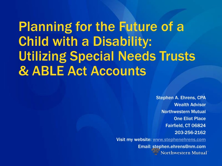 planning for the future of a child with