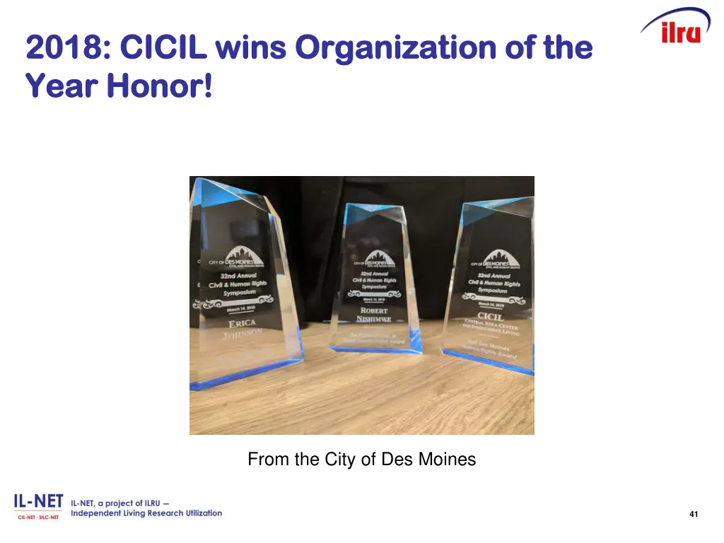 2018 cicil wins organization of the 2018 cicil