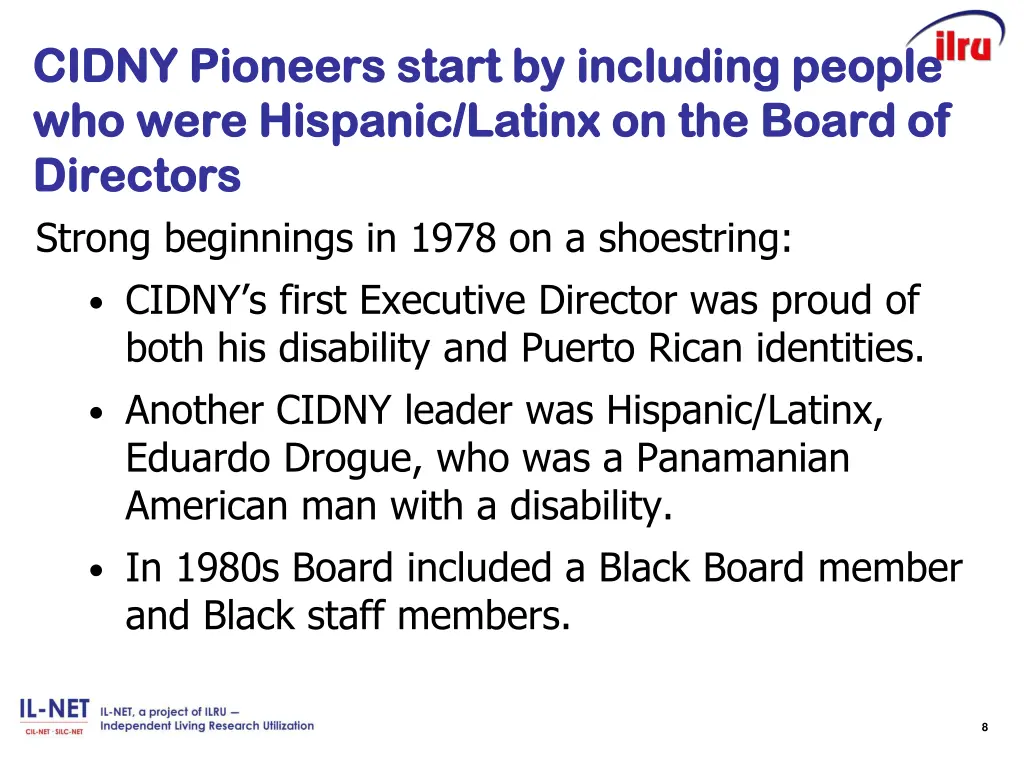 cidny pioneers start by including people cidny