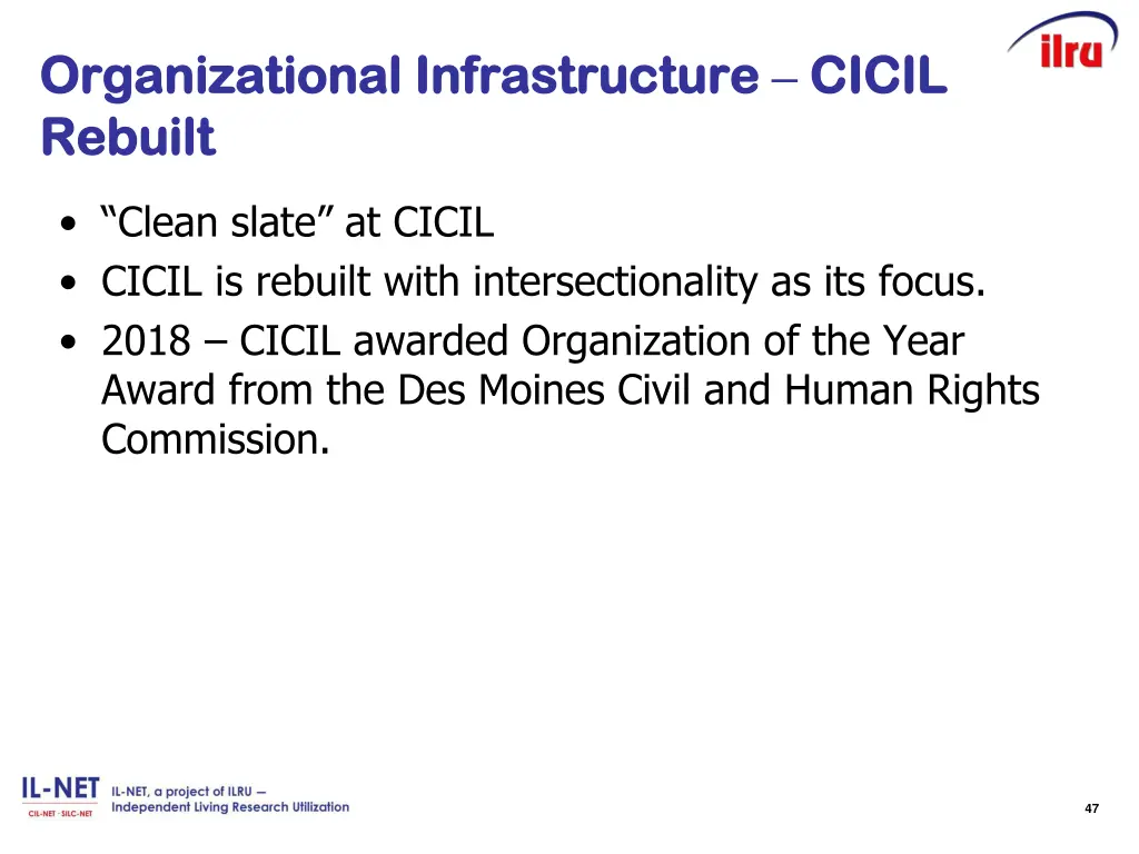 organizational organizational infrastructure 1