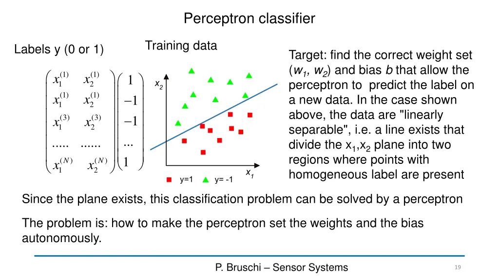 perceptron classifier