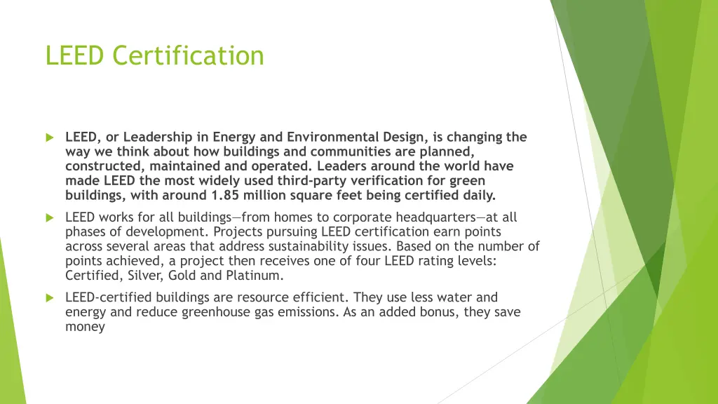 leed certification