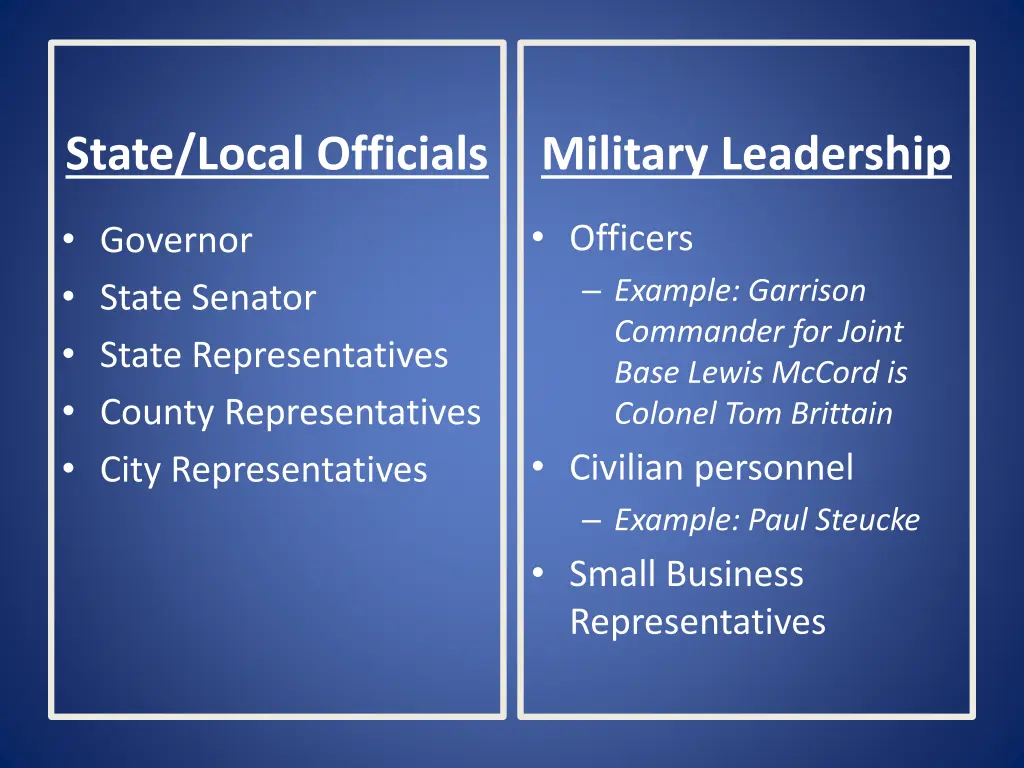 state local officials