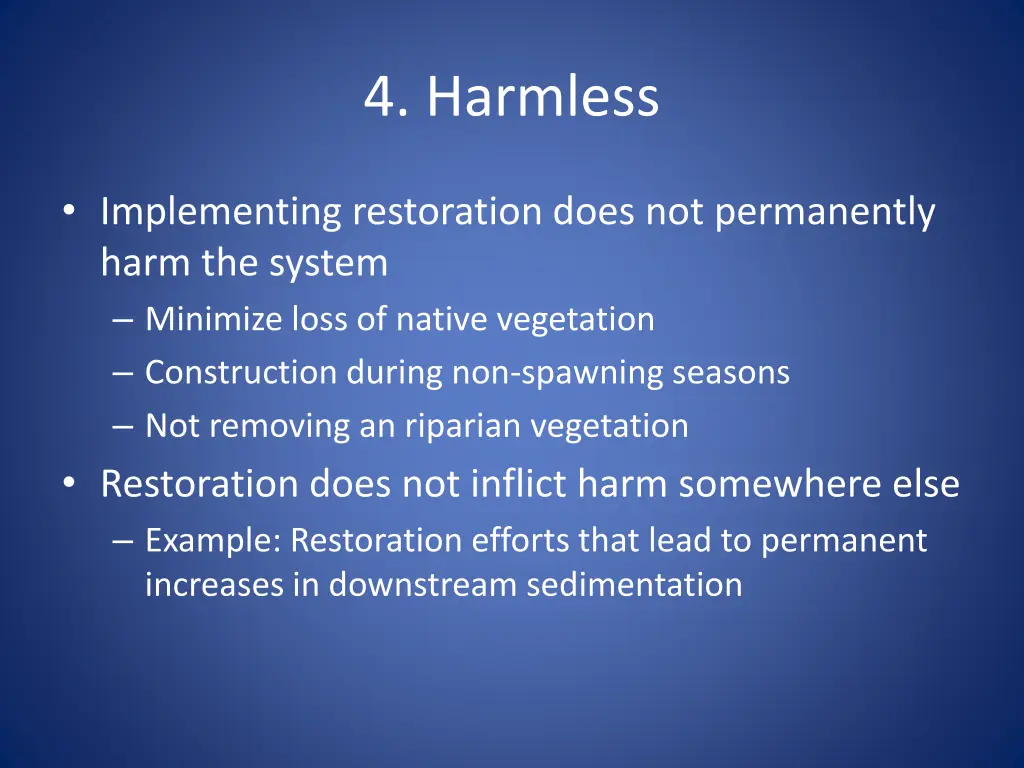 4 harmless