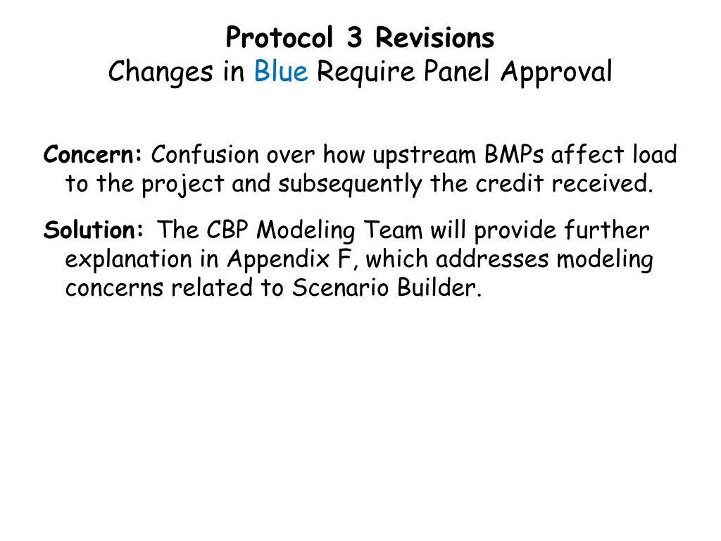protocol 3 revisions changes in blue require 1