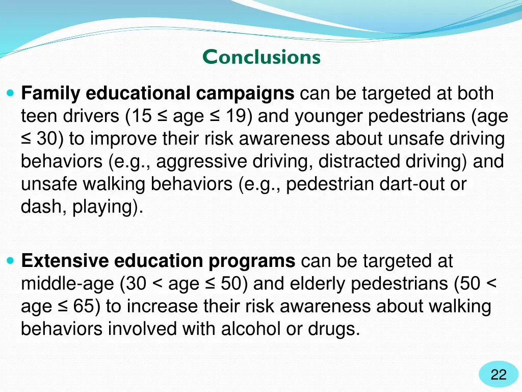 conclusions