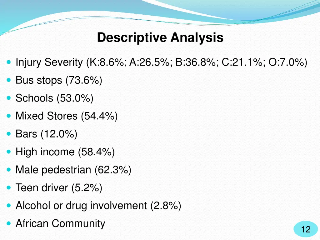 descriptive analysis