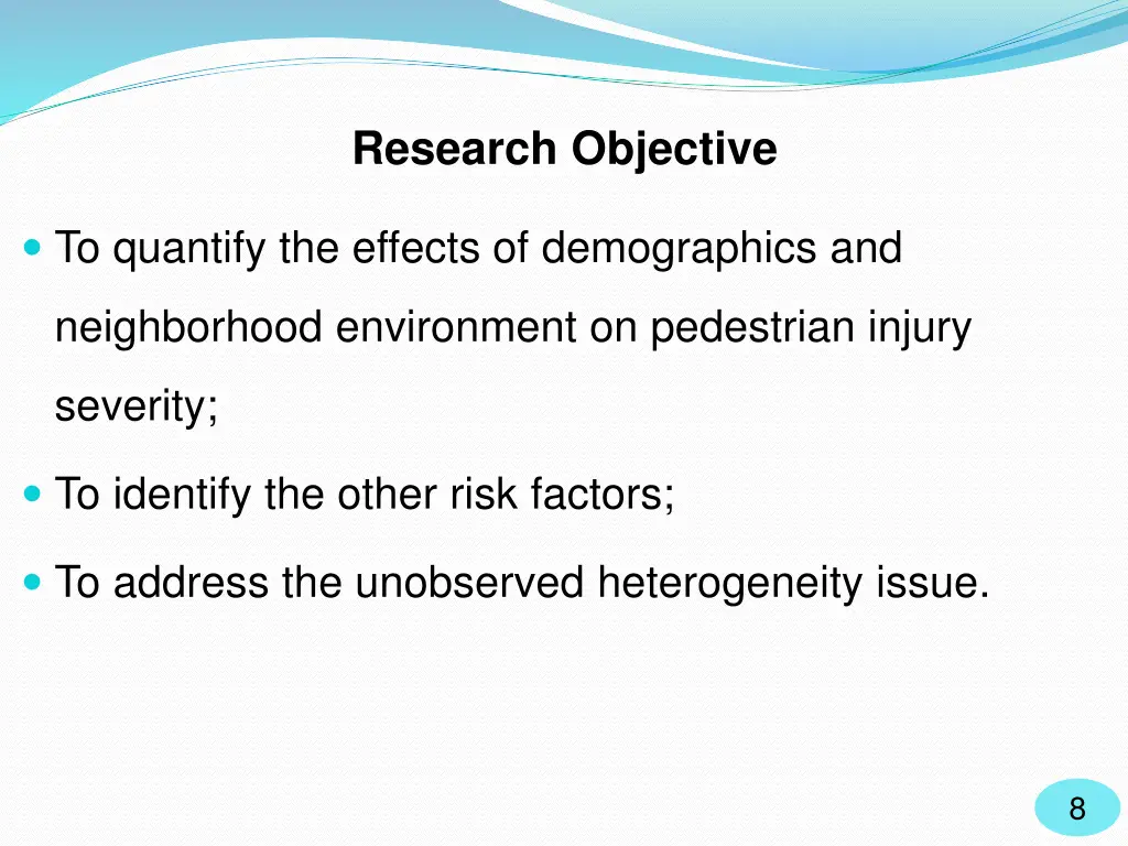 research objective