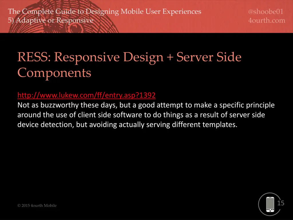 ress responsive design server side components